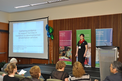 Marilyn Ballantyne presenting